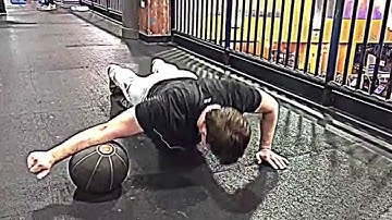 YAP Training Videos - Single Arm Rolling Ball Push Ups