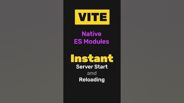 Vite.js explained in a #short