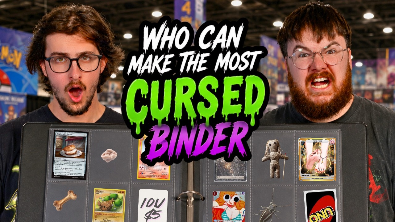 Who Can Build the Most Cursed Binder? ($100 Challenge)