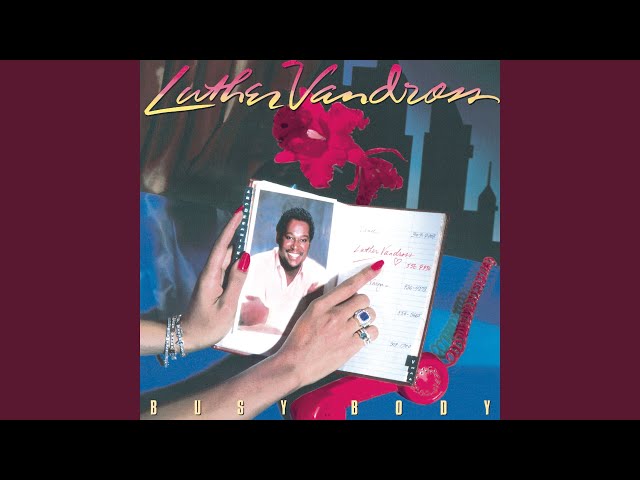 LUTHER VANDROSS - I'LL LET YOU SLIDE TONGIHT