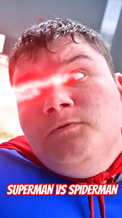 Superman Easily Defeats Spiderman #shorts #funnyvideo #avengers #shortsfeed #fyp #superman