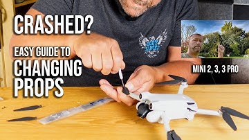 How to Change the Props on your DJI Mini 2, Mini 3 or Mini 3 Pro - Easy Guide