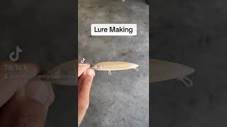 Making Lures #fishing #woodworking #woodworker #fish #lures