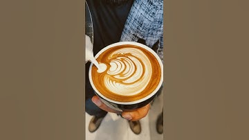 basic latte art #latteart #coffee #espresso