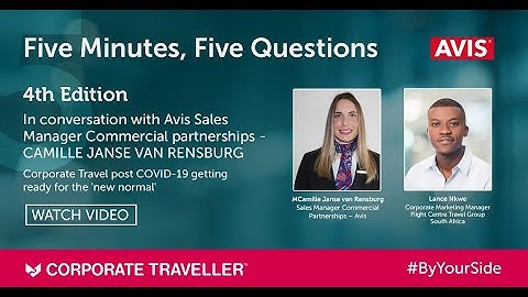 Five Minutes, Five Questions with Avis