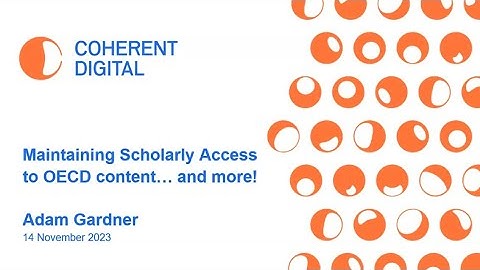Policy Commons: Global Think Tanks - Maintaining Scholarly Access to OECD content… and more!