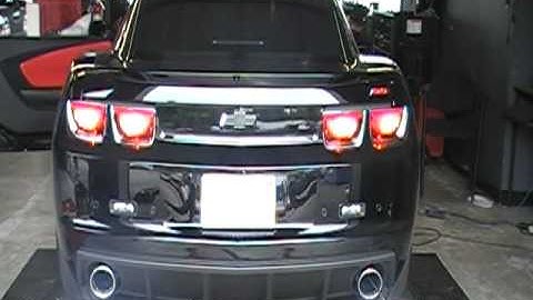 2010 Camaro SS with mods on dyno