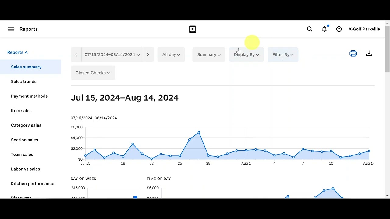 Square  how to run a Square itemized POS sales report for bar inventory integration