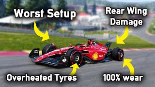 How Slow Is The Most UNSTABLE Possible Car in F1 22..?