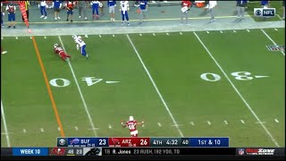 Josh Allen gets Intercepted by Dre Kirkpatrick