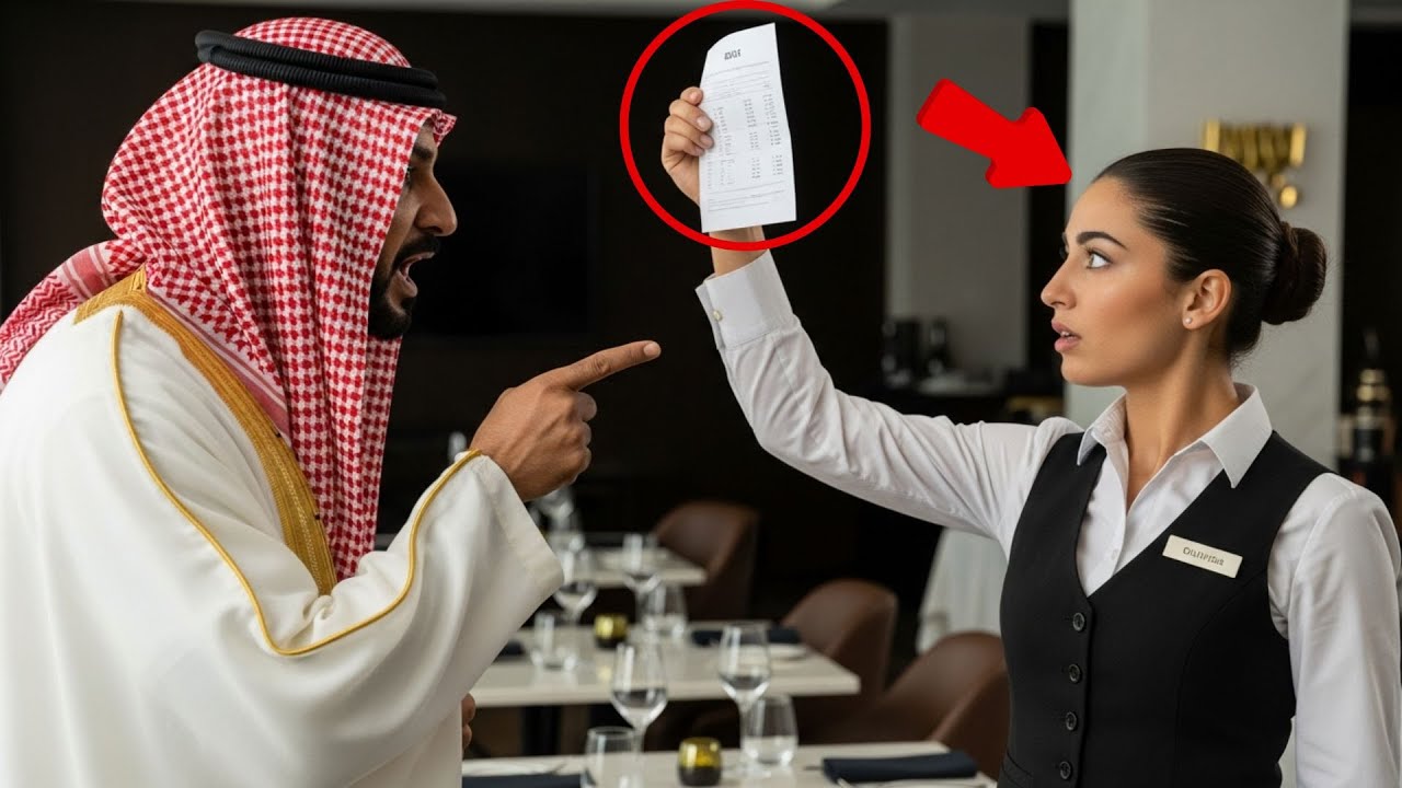 EL JEQUE ÁRABE MILLONARIO LLAMÓ POBRE A LA CAMARERA... PERO AL VER LA PRUEBA DE ADN...