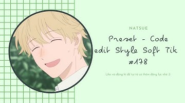 • 6 code soft tik in alight motion - (178) •