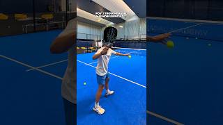 Tennis player tries padel… can you beat me? #padeltennis #padel #tennisplayer #padelskills