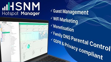 HSNM Hotspot Manager from Guest Management to WiFi Marketing Solutions