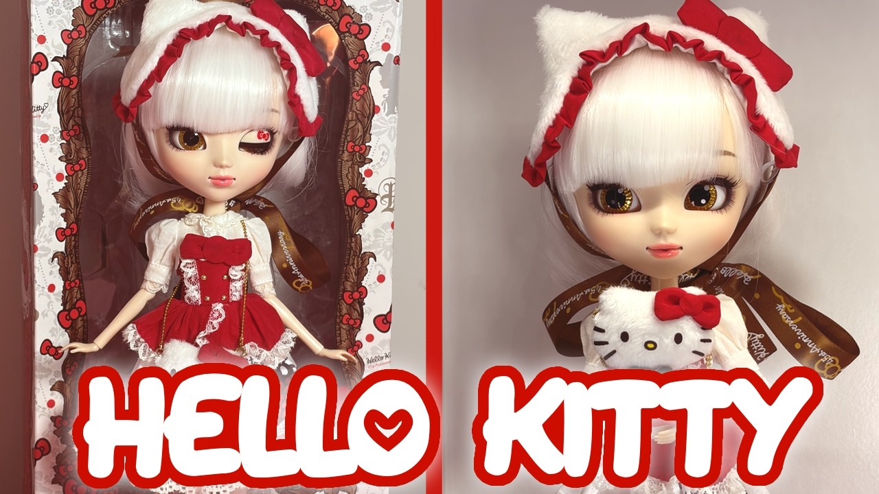 ♡ pullip x hello kitty 45th anniversary :3 ♡ doll review and 