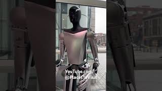 Tesla Bot Gen 2 Optimus Ai Artificial Intelligence Humanoid Robot Showroom Boston Massachusetts 2024