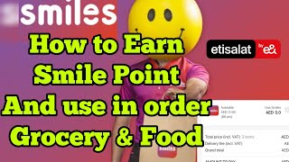 How to Earn Smile Point and use in order Grocery, food ,pharmacy and home services screenshot 1