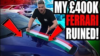 Oi Phillips how about this for a PRANK! Ruined your stupid car now havent I! Keep on bringing these nice supercars to the office and driving them looking like a ... Preview Image