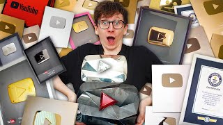 My 500000 Youtube Play Button Collection