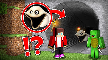 JJ and Mikey Found HUNGRY WORM TUNNEL in Minecraft Challenge - Maizen
