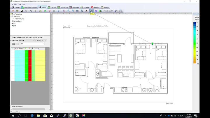 Part 1 - Setting up project in Air magnet Survey Pro & Floor Plan Calibration.