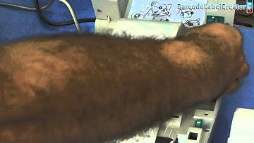 Thermal printer to print designed barcode labels