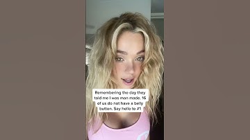 I was made without a belly button #shorts #bellybutton #16 #weird