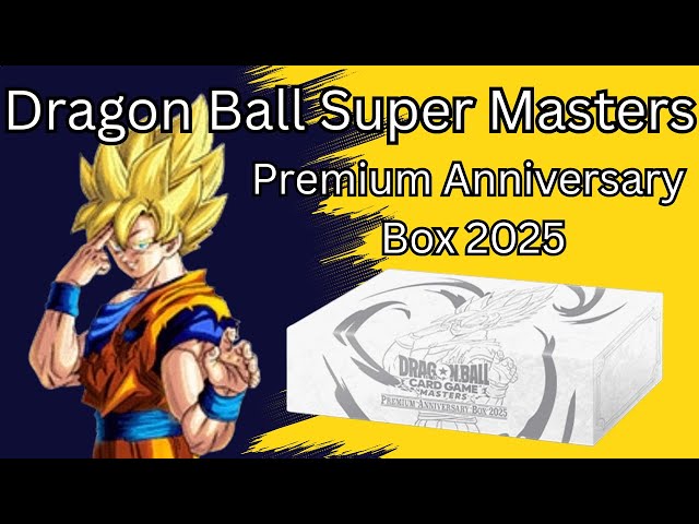 Dragon Ball Super Masters Premium Anniversary Box 2025 Opening - YouTube