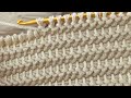 Super easy tunısıan baby blanket model explanation #crochet #knitting 