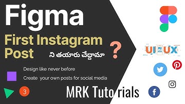 Figma Tutorial in Telugu : Creating First Instagram Post | తెలుగు లో  (2021) | Ep - 3