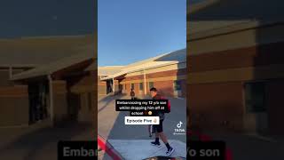 Embarrassing My 12 Year Old Son While Dropping Him Off At School Content