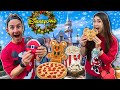 COUPLES 10,000 CALORIE CHALLENGE! (HOLIDAY CHEAT DAY AT DISNEY)
