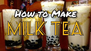 HOW TO MAKE HOMEMADE MILK TEA by Beauty Hazzz 164 views 3 years ago 4 minutes, 17 seconds