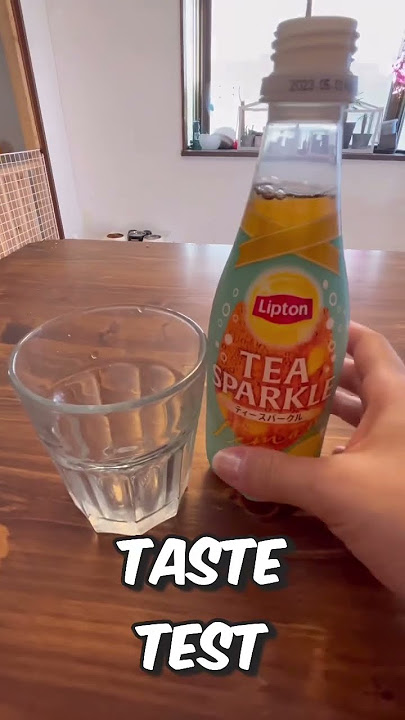 Things that only exist in Japan: Sparkle Tea #shorts