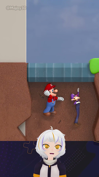 Mario Bros y Waluigi son Rescatados por la Princesa Peach @Majoy3D