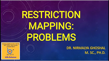 Restriction Mapping Step by Step (NET, GATE & JAM) #mapping