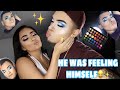 DOING MY BOYFRIEND’S MAKE UP FOR THE FIRST TIME! **HIS MAKEUP IS BETTER THAN MINE!**