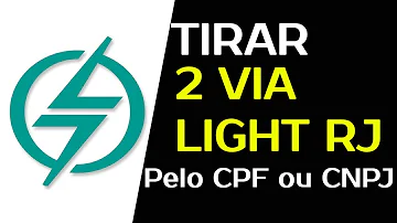 Como saber o código do Cliente da Light pelo CPF?