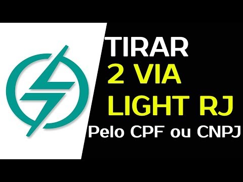 LIGHT 2 VIA DE CONTA RJ | Como Emitir Rápido a 2 via da Fatura Light