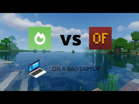 Optifine vs Sodium on a bad laptop!