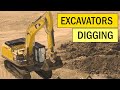 Excavators Digging and Backfilling in 4k | Diggers on Duty