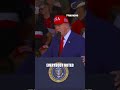 Trump mocks protesters at Georgia rally #shorts