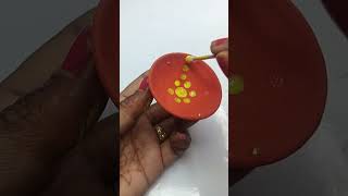 lEasy diya art ideas at home | diya stand craft #shorts #diwali #craft #ytshorts #diy #viral
