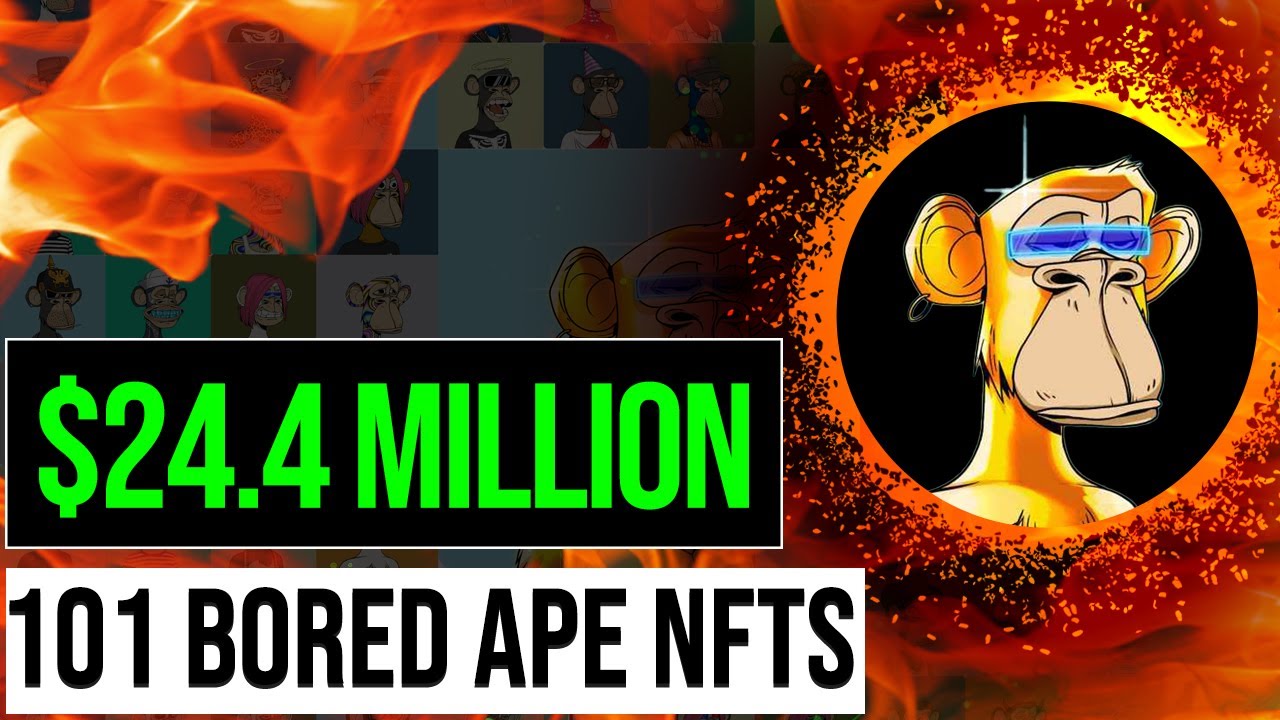 $24.4 Million Bundle of 101 Bored Ape NFTs Sold! | NFT News - YouTube