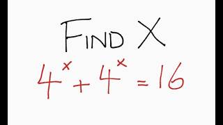 How to Solve Exponential Equation | Math Olympiad Problem