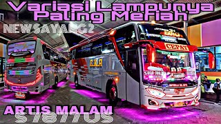Artis Malam ❗ Variasi Lampunya Paling Meriah ❗| trip Eka S 7877 US
