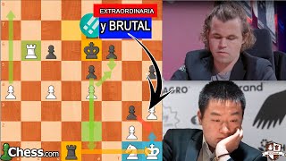 Extraordinaria y Brutal! Wey yi Contra el NUMERO UNO del MUNDO Magnus Calrsen