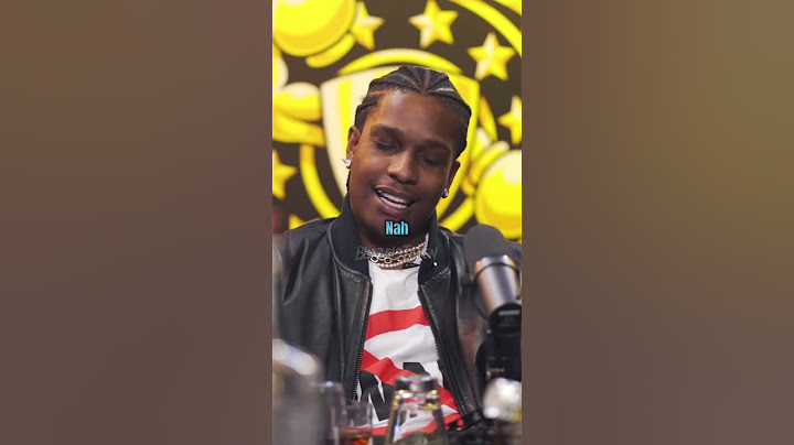 A$AP Rocky On Travis Scott Copying Him 👀😱