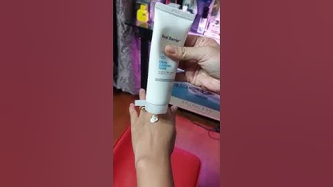 Real barrier cream cleansing foam review