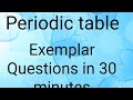 Classification of Elements and Periodicity in Properties Exemplar Questions by Komali Mam